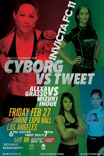 Invicta FC 11 Cyborg vs Tweet Poster