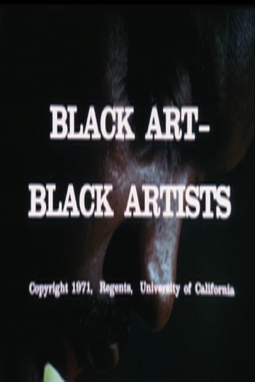 Black Art Black Artists Poster