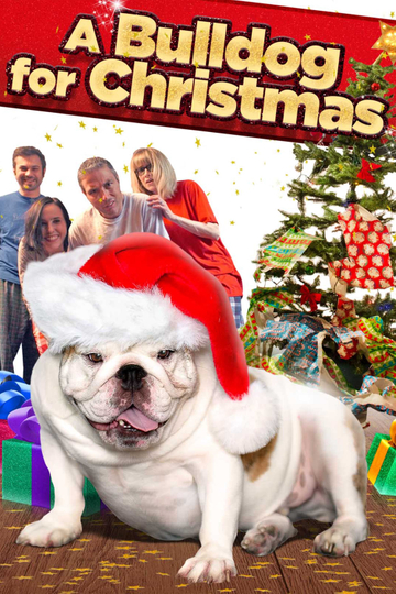 A Bulldog for Christmas Poster