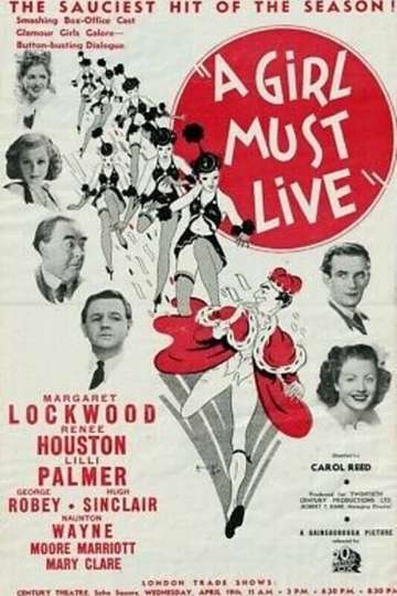 A Girl Must Live Poster