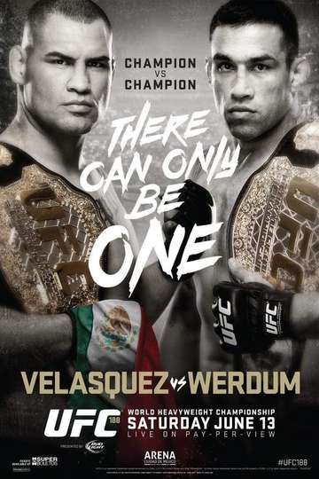UFC 188 Velasquez vs Werdum Poster
