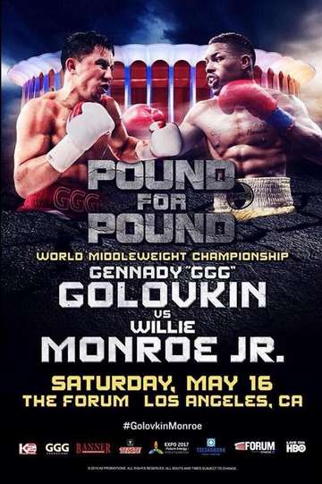 Gennady Golovkin vs Willie Monroe Jr Poster