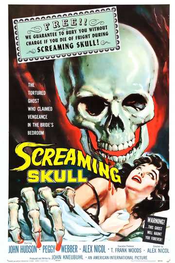 The Screaming Skull Poster