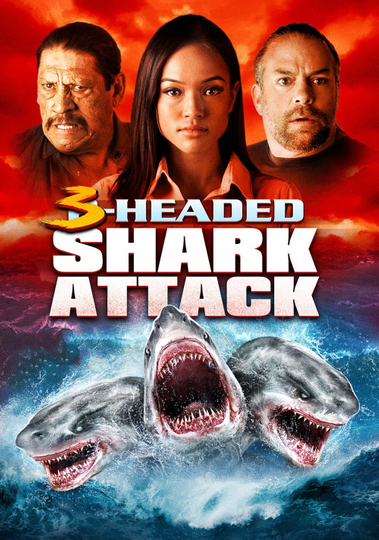 3-Headed Shark Attack Poster
