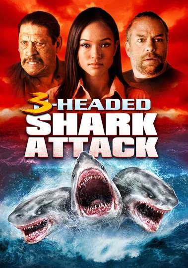 3-Headed Shark Attack Poster