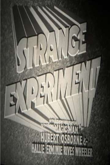Strange Experiment Poster