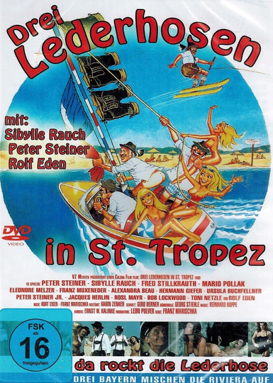 Three Lederhosen in St. Tropez Poster