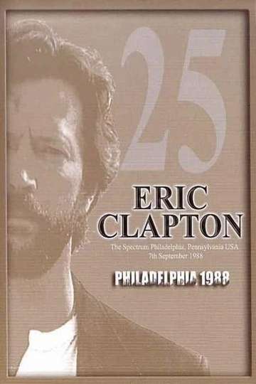 Eric Clapton Philadelphia 1988 Poster