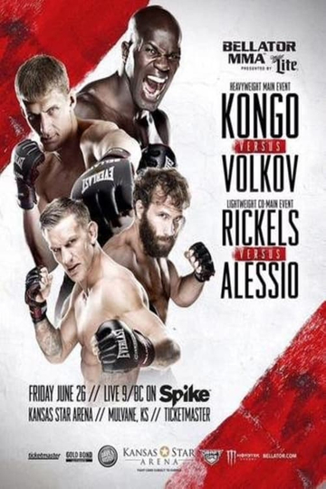 Bellator 139 Kongo vs Volkov Poster