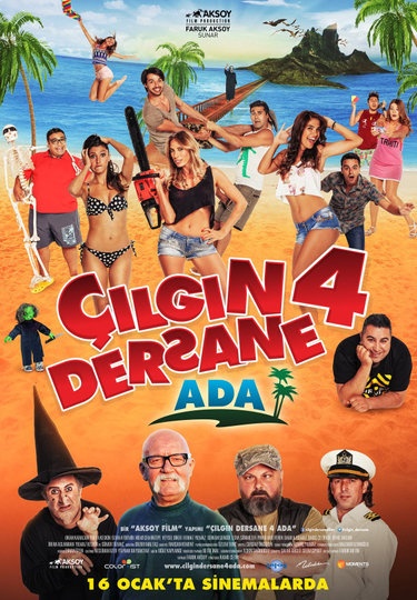 Çılgın Dersane 4 Ada Poster