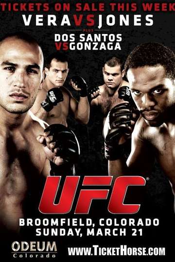 UFC on Versus 1 Vera vs Jones Poster