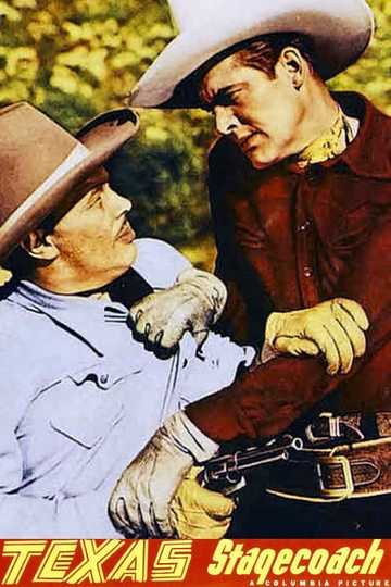 Texas Stagecoach Poster