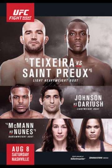 UFC Fight Night 73 Teixeira vs Saint Preux Poster