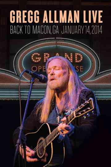 Gregg Allman Live Back To Macon GA