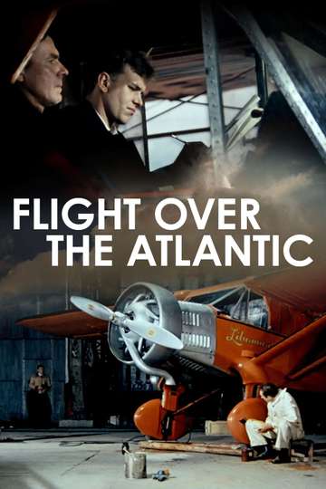 Flight Over the Atlantic Poster