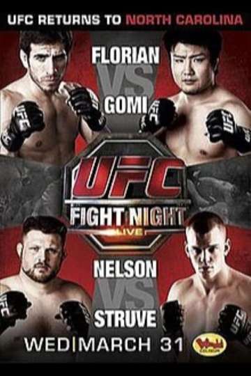 UFC Fight Night 21 Florian vs Gomi Poster