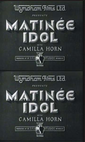 Matinee Idol Poster