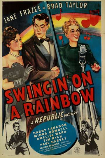 Swingin on a Rainbow Poster