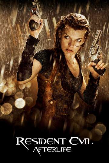 RELEASE DATE: September 10, 2010. MOVIE TITLE: Resident Evil Afterlife.  STUDIO: Impact Pictures. PLOT: In a world ravaged by a virus infection,  turning its victims into the Undead, Alice (Jovovich), continues on