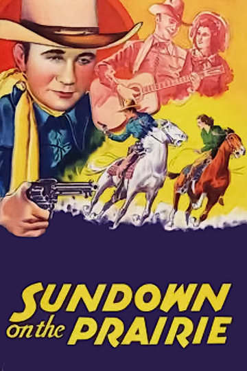 Sundown on the Prairie Poster