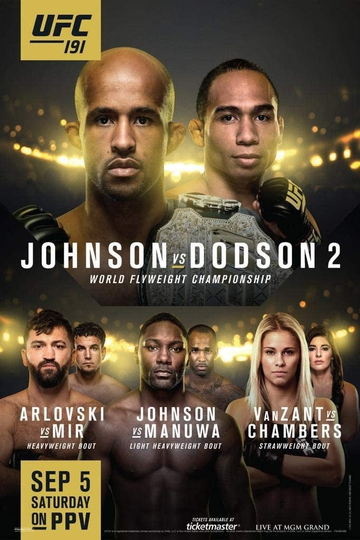 UFC 191: Johnson vs. Dodson 2 Poster