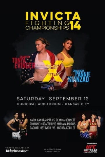 Invicta FC 14 Evinger vs Kianzad Poster