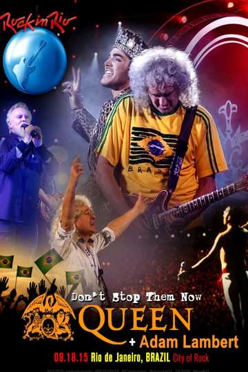 Queen and Adam Lambert: Rock in Rio 2015 Poster