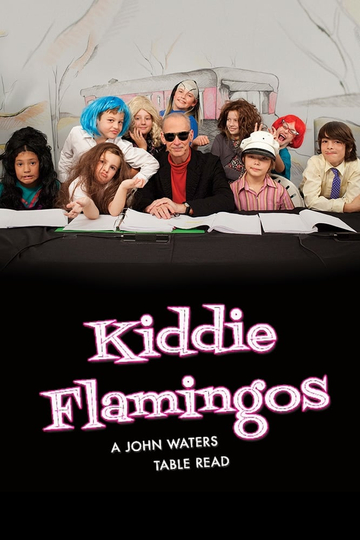 Kiddie Flamingos Poster