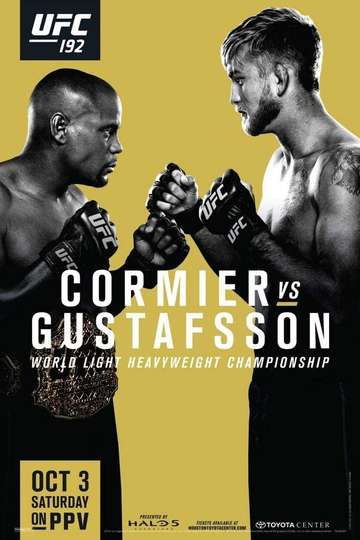 UFC 192 Cormier vs Gustafsson Poster