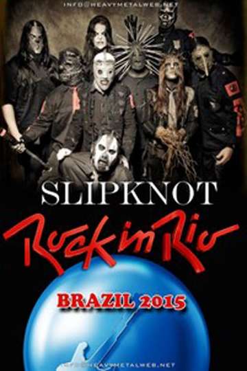 Slipknot Rock in Rio 2015 Poster
