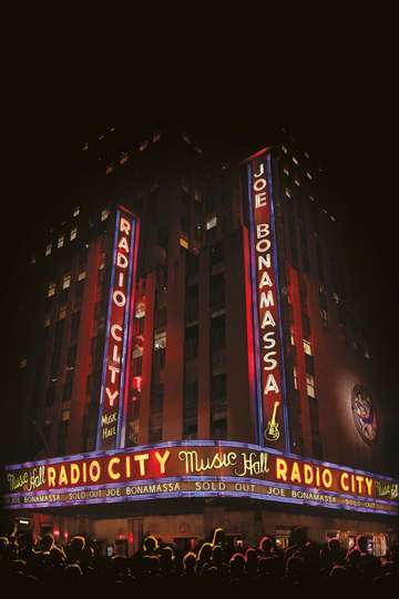 Joe Bonamassa Live at Radio City Music Hall Poster