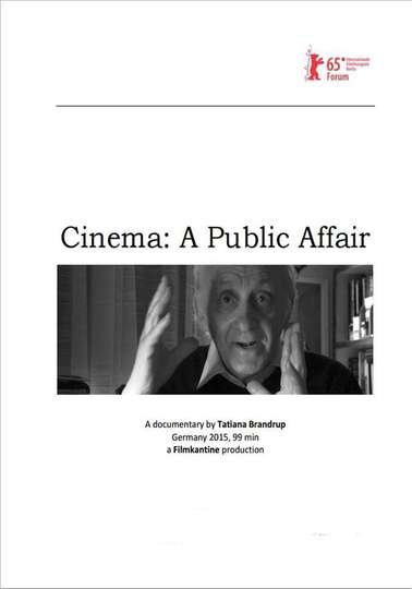 Cinema: A Public Affair Poster