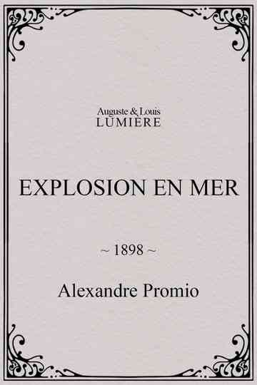 Explosion en mer