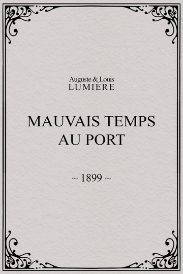 Mauvais temps au port