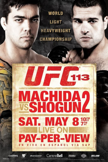 UFC 113 Machida vs Shogun 2