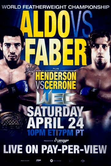 WEC 48 Aldo vs Faber Poster