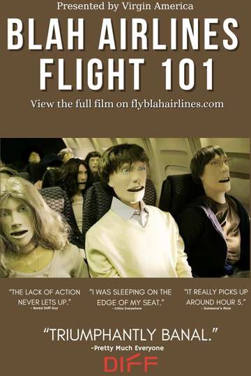 Blah Airlines Flight 101 Poster