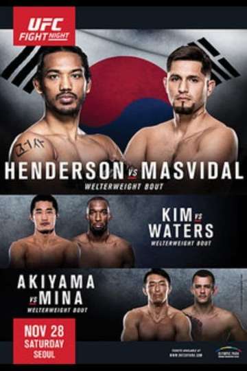 UFC Fight Night 79 Henderson vs Masvidal Poster