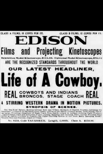 The Life of a Cowboy Poster