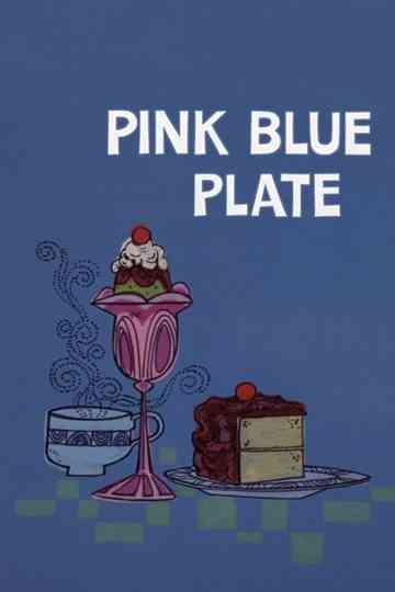 Pink Blue Plate