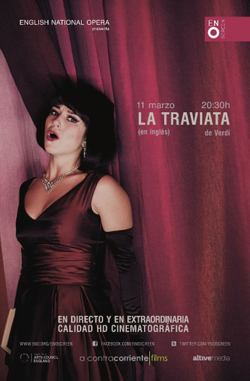 Verdis La Traviata  English National Opera Poster