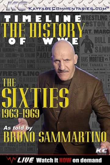 Timeline The History of WWE  19631969  As Told By Bruno Sammartino Poster