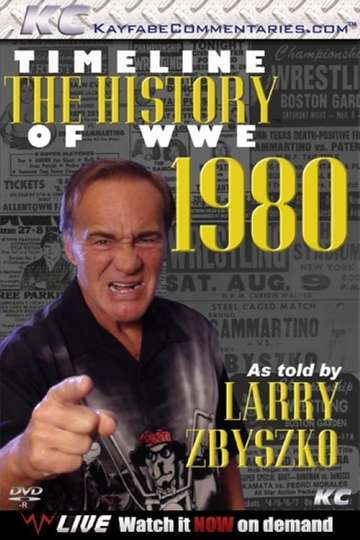 Timeline The History of WWE  1980  As told By Larry Zybszko Poster