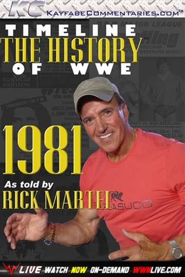 Timeline The History of WWE  1981  As Told By Rick Martel Poster