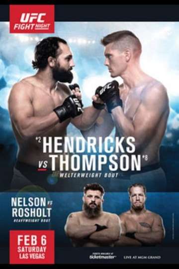 UFC Fight Night 82 Hendricks vs Thompson Poster