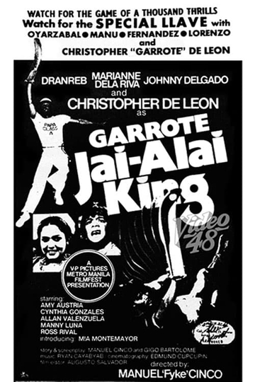 Drigo Garrote Jai Alai King Poster