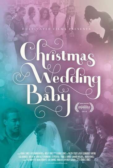 Christmas Wedding Baby Poster