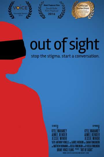 Out of Sight Stop the Stigma Start a Conversation Poster