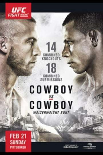 UFC Fight Night 83 Cowboy vs Cowboy Poster