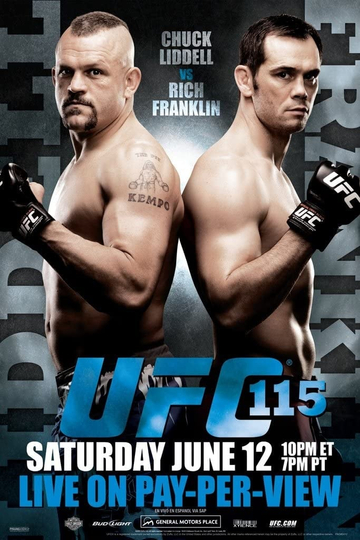 UFC 115 Liddell vs Franklin Poster